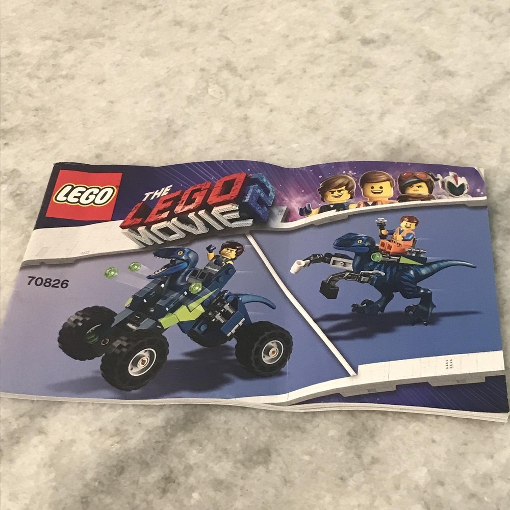 LEGO The LEGO Movie 2 70826 Rex's Rex-treme Offroader Instruction Manual Only